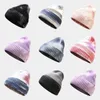 Beanie/Cappelli con teschio Pullover Cappello Autunno Inverno All'aperto Tie Dye Caldo Felpato A punta Arricciato Per donna Pros22