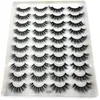 False Eyelashes 20 Pairs 15-20mm Natural 3D Fake Lashes Makeup Kit Mink Extension MaquiagemFalse