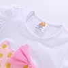 Mudkingdom Cute Summer Girls Outfit Cartoon Cat T-shirt e gonna tutu Set per ragazza Abiti da principessa Suit Abbigliamento per bambini 220419