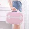 14'Small Bagage koffer Hardtas Travel Vrouwen Kleding Elektronische Cosmetische tas Toiletietas Make -up Make -up noodzakelijke accessoires J220708