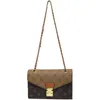 Portemonnee Bloemtas Vrouwelijke Winter Nieuwe Stijl Ketting One Schouder Underarm Tas Veelzijdige Messenger Small Square Bag