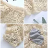 3PC Lace Satin Thong Sexy Underwear Low Waist Panties Breathable G String Women's Plus Size Underpants Thongs Lingerie 220422