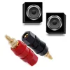 Autres accessoires d'éclairage Borne de haut-parleur Fiche banane 4 mm Connecteur rouge et noir Accessoires de reliureAutre