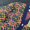 Maglioni da donna Maglioni firmati Primavera nuovo doppio bottone jacquard Cardigan scozzese a maniche lunghe elementi di contrasto di colore ad alta saturazione OOB9