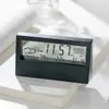 LCD Student Nacht Led Uhr Kreative Digitale Uhr Multifunktions Wetter Elektronische Wecker mit Temperatur Feuchtigkeit