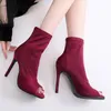 bottes de danse rouges