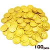 Pirate Treasure Coin Party Decoratie Plastic Goud Zilver Borst Speelgoed Game Chips Lucky Draw Games Bankieren Spelen Prop