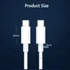 60W USB-C à C type-c câble chargeur rapide cordon 3A pour Xiaomi POCO Samsung accessoires de Charge rapide Mobile téléphone portable intelligent