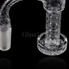 Entièrement souder les ongles de fumer bord biseauté Quartz Banger Terp Slurper avec pilier de capuchon de quartz pour tuyaux de bang d'eau en verre Dab Rigs