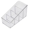 Storage Boxes & Bins Transparent Plastic Makeup Box Home Desktop Sundries Remoter Containers Eyeshadow Palette Organizer