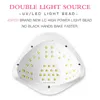 NXY SUNX5 MAX DILLER LED LED مصباح UV لعلاج جميع تلميع الهلام مع أدوات MANICURE MONING 90 W/45 LEDS 220624