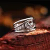 2022 Beach Thin Ring Ocean Sea Wave Ring Vacation Holiday Promise Statement Rings For Women Couples Fashion Jewelry