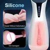 NXY Masturbateurs Sucer Pulse Vibration Mâle Masturbateur Automatique Voix Fellation Chaleur Masturbation Tasse Adulte Sex Toy Pour Hommes Écran Tactile Bouton 220507