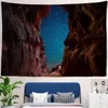 Naturalny jaskinia Karst Starry Sky Art Wall Dibet Universe Space Mgławica drukowana wiszące ręcznik plażowy mandala cienki koc J220804