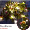 2m 20 LED LUZES DE FLOR ROSE LUZES DE FEIRA GARLANHA BATERAGEM/USB PODERADO PARA APARTA DE CASAMENTO DE REALHO DE PRIMEIRO DE NATAL