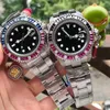 Mens Automatic Mechanical Watch 41mm 904L Rostfritt stål Sapphire Diamond Water Resistant Luminous Watches Montre de Luxe