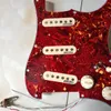 Обновление предварительно подготовленное SSS PickGuard Установите многофункциональный переключатель желтый wk alnico 5 пикапы 7 Way Switch для гитары FD