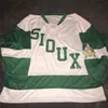 Nik1 1959 RETRO UND North Dakota Fighting Sioux Hockey Jersey Stickerei genäht Passen Sie jede Nummer und jeden Namen an Jerseys9535468