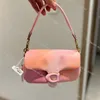 Designer högkvalitativ tabby kudde axelväska kvinnor lyxhandväska läder crossbody kvinnor lyxhandväskor kors kropp mode väskor vit svart pi 75ww#