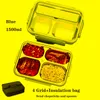 Dijksiesets Thermisch geïsoleerde tas Lunchbox voor mannen Werkcontainers Volwassenen Lunchbox Bento Thermo Metal Roestvrij staal Largedinner