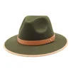 Patchwork Top Kapelusz Dla Kobiet Fedora Czapka Czapka Kapelusze Kobieta Fedoras Kobieta Szeroki Brim Cap Moda Jesień Zima Zimowa Travel Caps Party Christmas Gift 2022