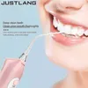 Justlang Dental Water Flosser Jet Teeth Whitening Electric Irrigator USB Irrigador Bucal IPX7 Dentistry Tool Care Home-use 220510