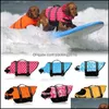 Dog Apparel Supplies Pet Home Garden Jacket Safety Cloth Life Vest Swimming Clothes Swimwear For Small Big Husky French Bldog Accessories
