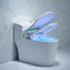 Intelligente toiletstoel langwerpige elektrische bidetafdekking LCD 3 kleur slimme bidetverwarming zit LED-licht WC F3-1