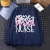 Women's Hoodies & Sweatshirts Love Blessed Women Harajuku Streetwear Long Sleeve Crewneck Oversized Top Fashion Nurses' Day ClohtesWomen