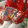 Weihnachtssocken-Box, Cartoon-Stil, schöne Mid-Tube-Socken, Damen-Baumwollsocken, rote Weihnachtsstrumpf-Geschenkbox