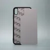 Leere 2D -Sublimation Soft Gummi -Telefonhüllen für iPhone 14 13 11 Pro Max SE 12 X XR XS 6 7 8 SE CASE Blanks mit Aluminiumeinsatz