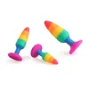 BDSM G-Spot Stimolare Butt Plug Merci Colorato Dildo anale in silicone per adulti Dilatatore del culo Fetish erotico Giocattoli sexy Donne