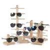 Multi couches en bois lunettes de soleil lunettes présentoirs étagère lunettes affichage spectacle support support bijoux lunettes vitrine 220510