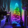 Strängar USB LED Color String Light Smart Garland Bluetooth App Control Lamp Christmas Tree Decor Year Lighting D8LED