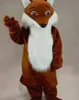 Remise vente d'usine mignon renard marron joli costume de mascotte animale déguisement costume de mascotte animale