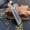 Подвесные ожерелья Amitabha Buddha Lucky Amulet Ожерелье женского пола мужские тайские серебряные украшения оптом прямой дистанционный