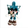 Hot Super Hedgehog Sonic Peluche Inchiostro Verde Stile Amico Peluche con regalo di compleanno per bambola riempito in cotone PP