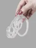 Nieuwste desigh mamba ijskooi lichtgewicht transparant heldere hars 3D geprinte apparaat pik kooi bdsm voor MEN7660665