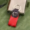 Keychians 여성을위한 디자이너 열쇠 고리 Mens Fashion Keyring 브랜드 클래식 골드 버클 열쇠 고리 고급 열쇠 고리 상자가있는 고품질