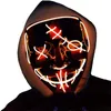 Mode kreative LED Multicolor Luminous Maske für Urlaubsparty Dekoration Maskerade Ballmasken Horror Personalisierte Requisiten 19YG D3