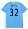 Retro Man City Soccer Jerseys 72 98 99 00 11 12 1998 1999 2000 2011 2012 Haaland EIDOS Gallagher WEAH Tevez Kun Aguero Dzeko Kompany Vintage Manchester Shirts Classic