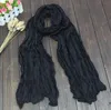 Designer Brand Scarf Women Spring Winter Luxury Scarves Cotton Black Pashmina Scarfs For Ladies Shawls and Wraps 50 180cm