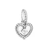 925 argent Fit Pandora point perle 12 mois anniversaire balancent pendentif Bracelet breloque perles balancent bijoux à bricoler soi-même accessoires