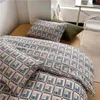 Ins Cotton Knitting Flower Four Piece Set Soft and Skin Can Sleep Art Bedding Set