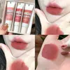 Lip Gloss Colors Pigment Matte Mud Tube Velvet Lipstick Langdurige en Cheek Dual Use Women Makeup CosmeticSlip Wish22