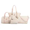 5 ensemble célèbre marque femmes sac à main de luxe en cuir Pu sac à main sacs épaule Messenger dames sac à main