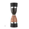 Hourglass Shape Dual Salt Pepper Mill Spice Grinder Pepper Shaker For Kitchen Cooking Tools Easy To Clean Mills Manually 2 In 1 220812