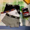 Unterhosen Herrenunterwäsche Designer Kurze Unterwäsche Boxer Eisseide Sommer Ultradünner Abschnitt 2023 Beliebte lose Shorts Kopfschlitz LOL Komfort