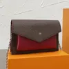 Crossbody Tas Messenger Bags Dames Flap Handtassen Portemonnee Mode Letter Patchwork Color Detchable Chain Schouderriem Womens