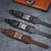 매력 팔찌 무료 배 오딘 상징 Viking Vegvisir Compass Bangles 북유럽 룬 랩 정품 가죽 남자 보석류 액세서리 Kent22